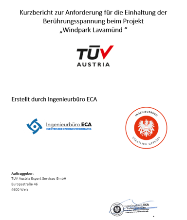 Erdungsanlage Windpark